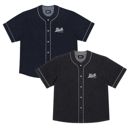 COZY Denim Baseball Jersey