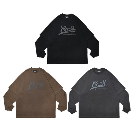 COZY Layered Long Sleeve Tee