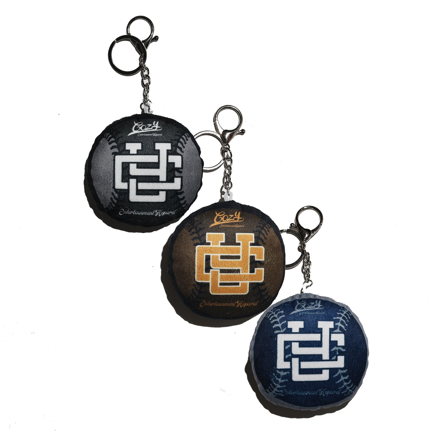 COZY Baseball Cushion Keychains