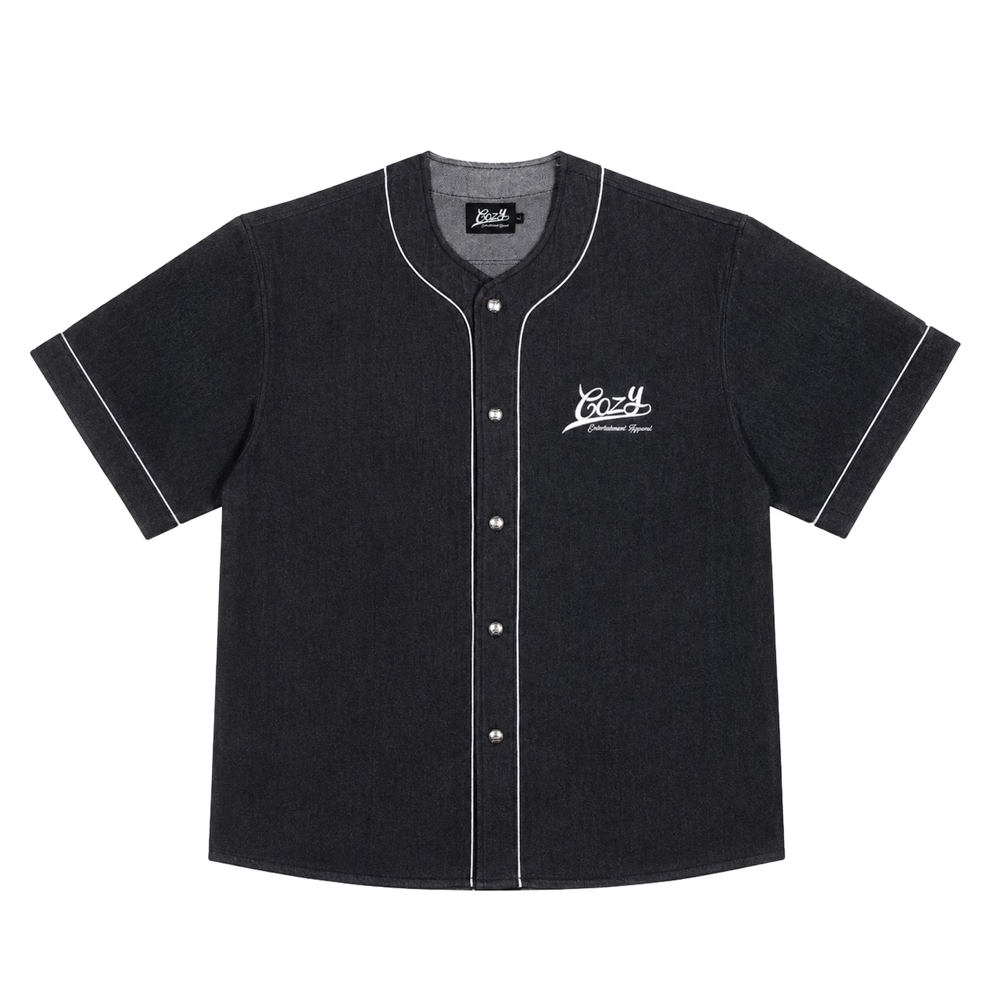 COZY Denim Baseball Jersey