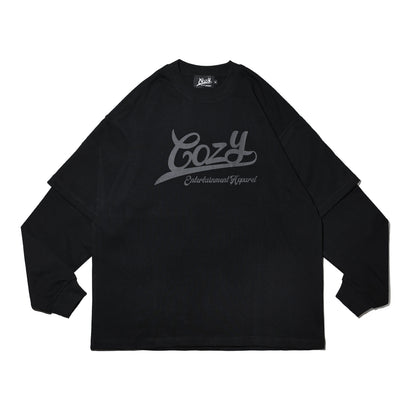 COZY Layered Long Sleeve Tee