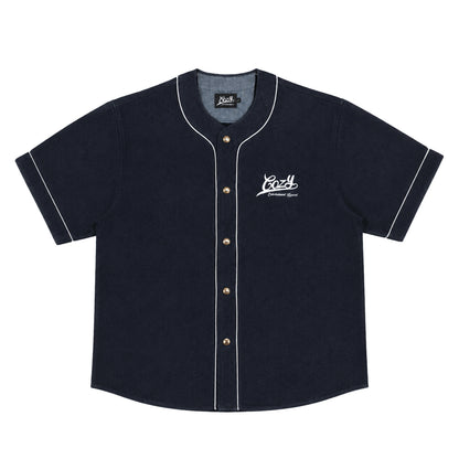 COZY Denim Baseball Jersey