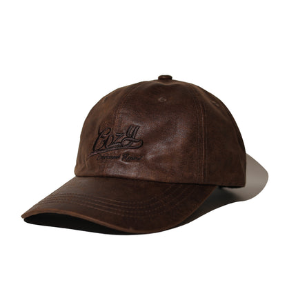 COZY Vintage Leather Logo Cap