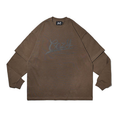 COZY Layered Long Sleeve Tee