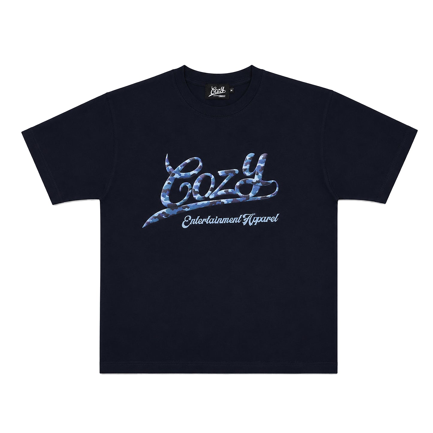 COZY Camo Baseball Logo Tee