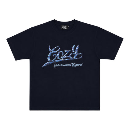 COZY Camo Baseball Logo Tee