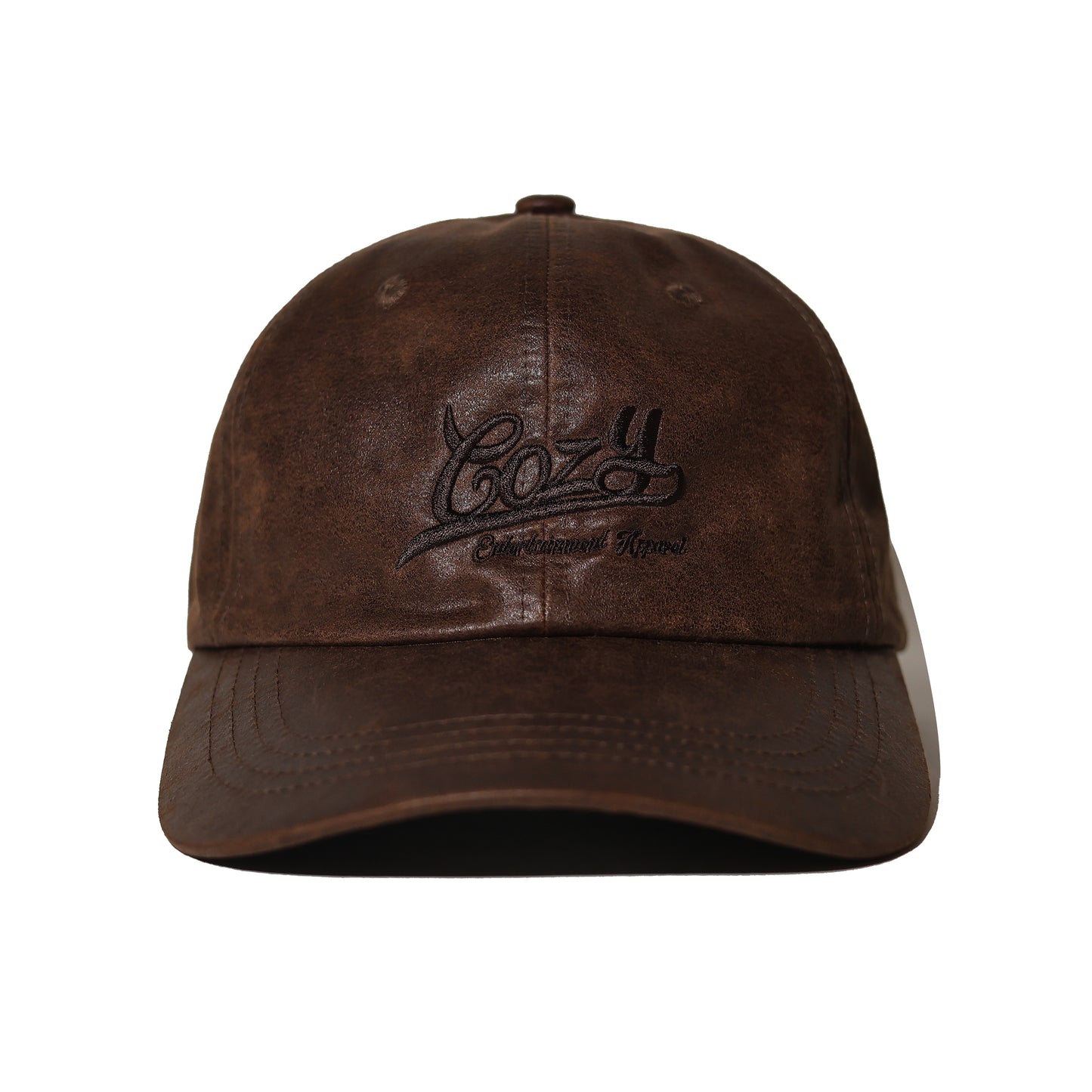 COZY Vintage Leather Logo Cap