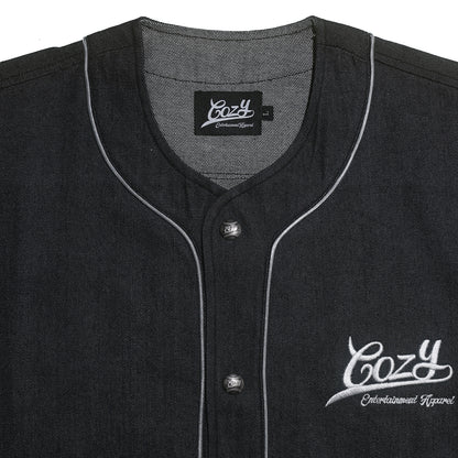 COZY Denim Baseball Jersey
