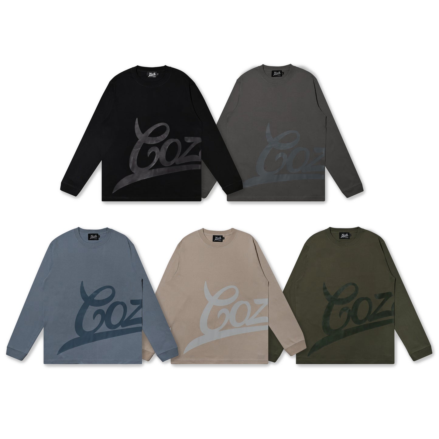 COZY Big Baseball logo L/S TEE