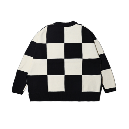 COZY Block Check Knit