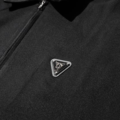 COZY Emblem Zipper Shirt