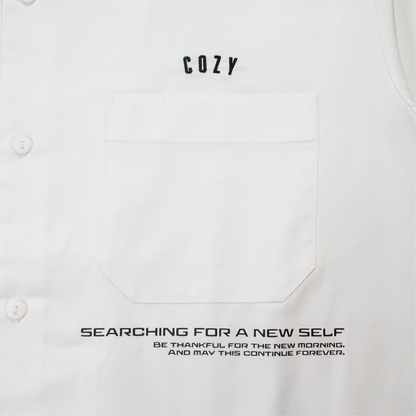 COZY Open collar shirt