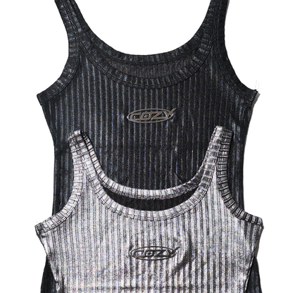 COZY Metallic Tank Top