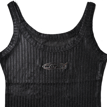 COZY Metallic Tank Top