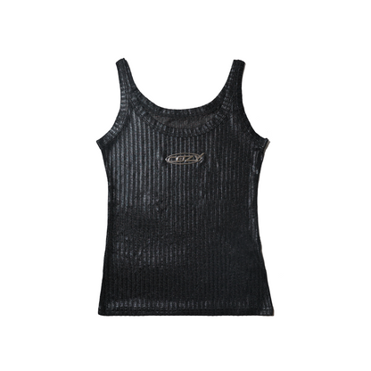 COZY Metallic Tank Top