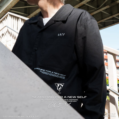 COZY Open collar shirt